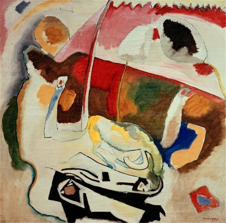 Improvisation 21 1911 Wassily Kandinsky Abstract Oil Painting